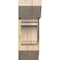 Ekena Millwork Olympic Slat Rough Sawn Bracket w/ Offset Brace, Douglas Fir, 8"W x 18"D x 22"H BKT0806X18X22OLY06RDF - alternate 3